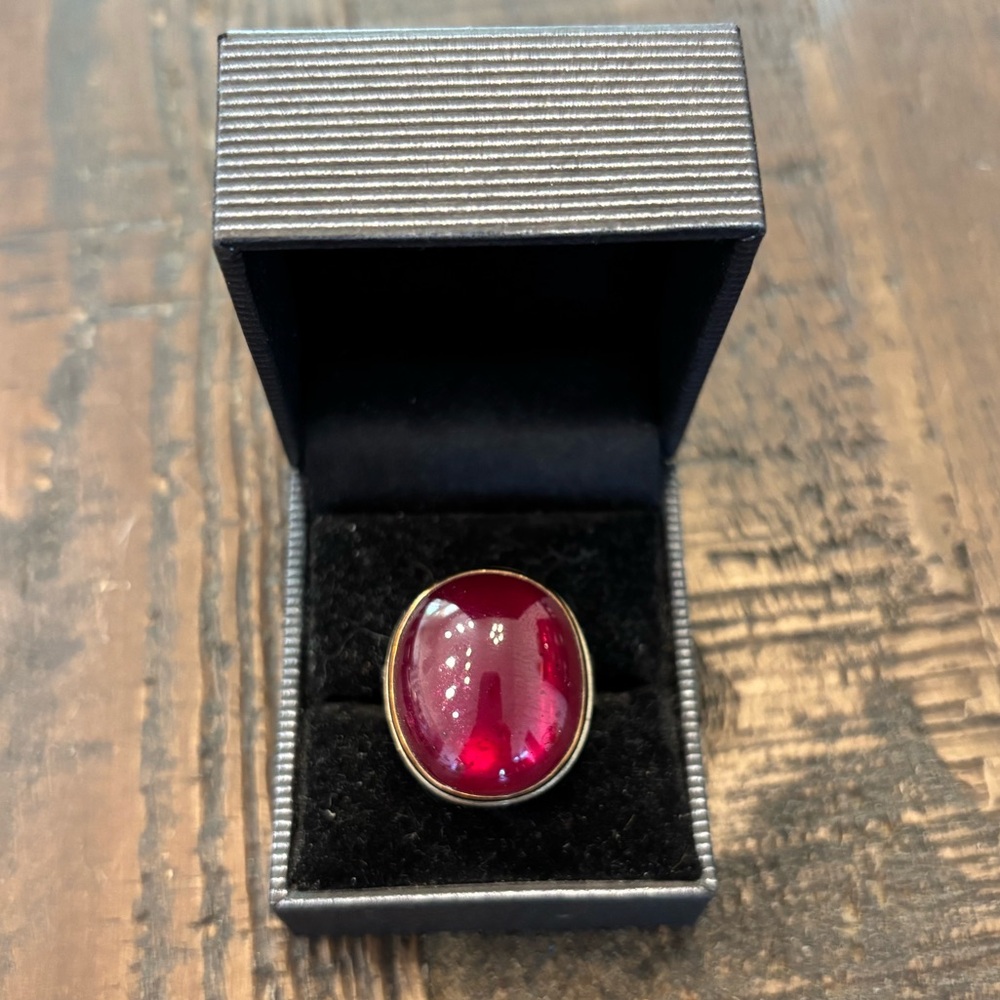 Jamie Joseph Radiant African Red Ruby Ring